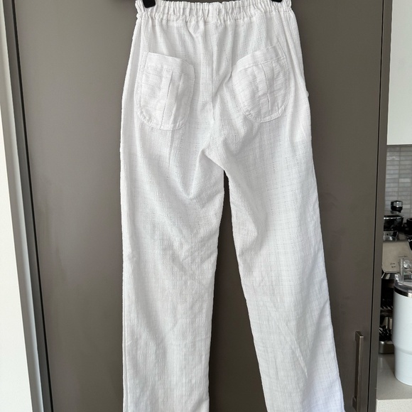 White Linen Pant - Picture 3 of 9
